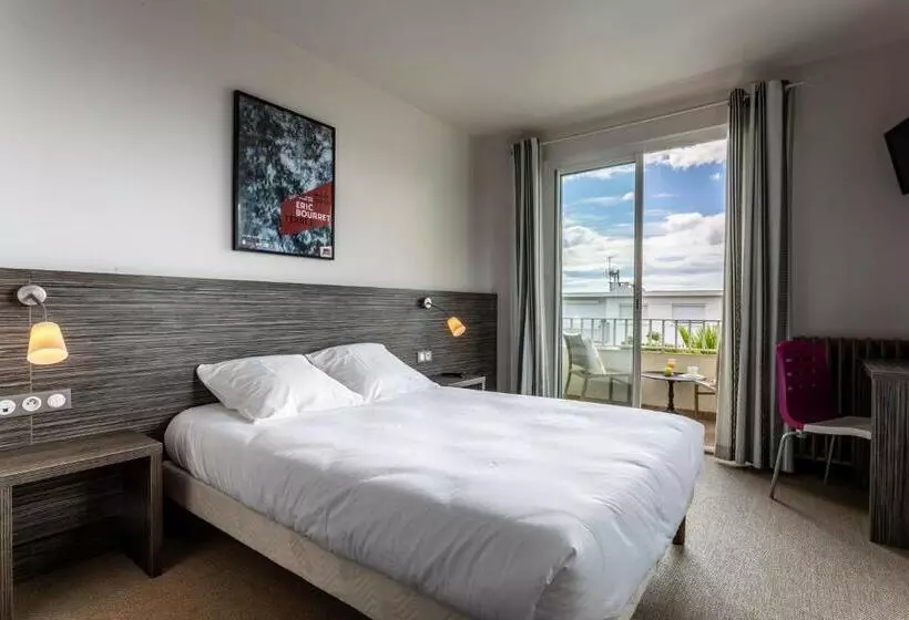 バルコニー付きスタンダードルーム, Hôtel Du Midi Plage