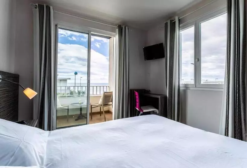 バルコニー付きスタンダードルーム, Hôtel Du Midi Plage