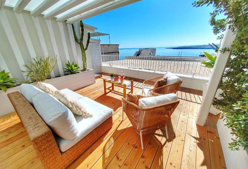 דירת חדר שינה עם טרסה ונוף לים, Carpe Diem B&b E Case Vacanza