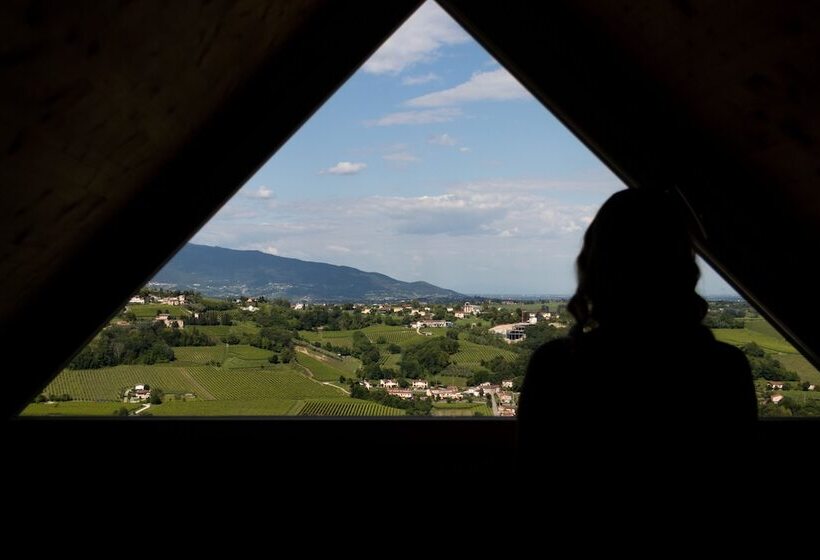 غرفة قياسية ذات إطلالة, Villa Del Poggio Prosecco Bike