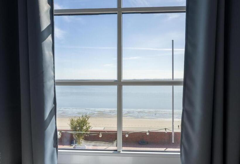 غرفة قياسية فردية مطلة علي البحر, Akzent Strandhotels Seestern, Delphin & Lachs