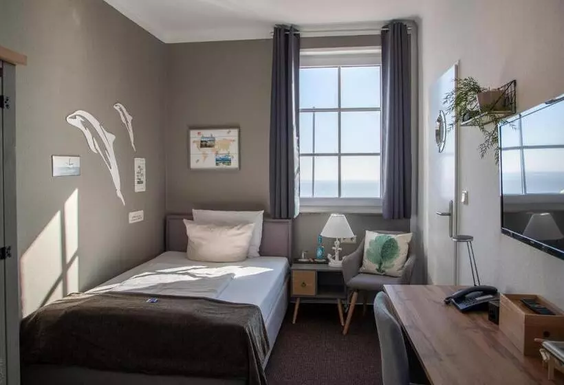 オーシャンビューのスタンダードシングルルーム, Akzent Strandhotels Seestern, Delphin & Lachs