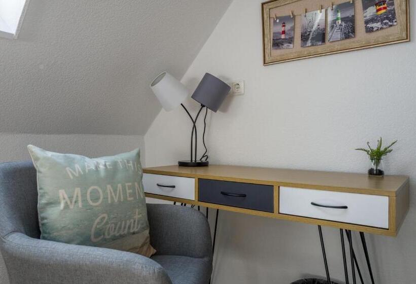 غرفة قياسية مطلّة علي البحر, Akzent Strandhotels Seestern, Delphin & Lachs