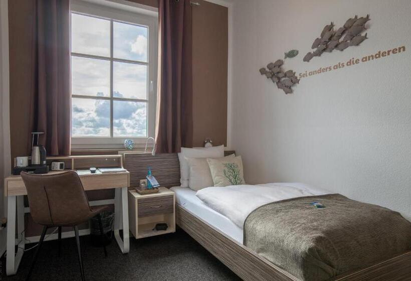 غرفة قياسية فردية مطلة علي البحر, Akzent Strandhotels Seestern, Delphin & Lachs