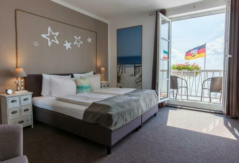 غرفة قياسية مطلّة علي البحر, Akzent Strandhotels Seestern, Delphin & Lachs