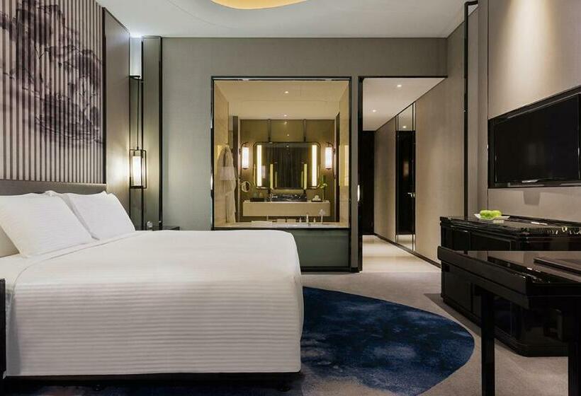 キングサイズベッドのデラックスルーム, Wanda Realm Hotel Wuhu