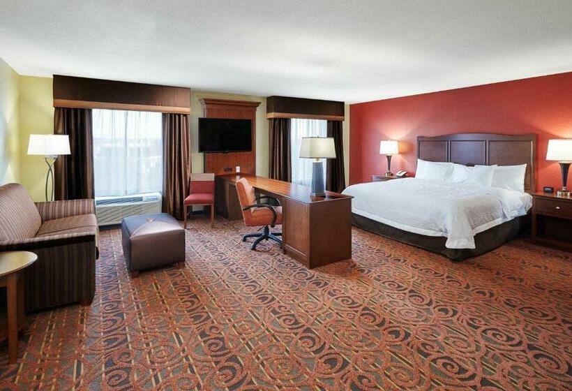 带大床的复式套间, Hampton Inn & Suites Milwaukee/franklin