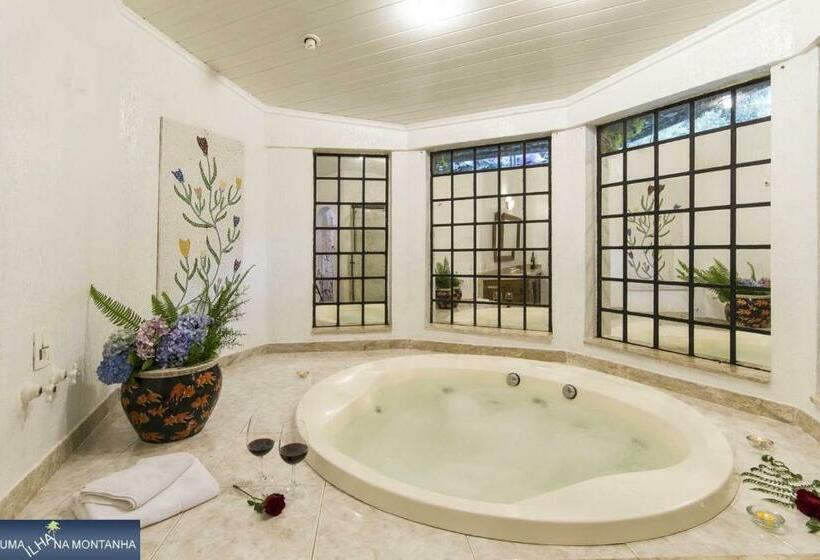 デラックスルーム, Pousada Uma Ilha Na Montanha