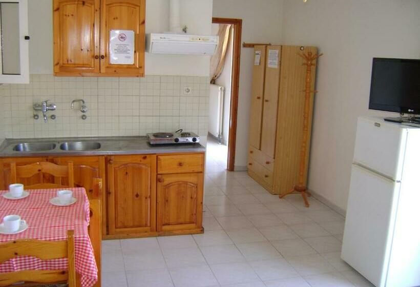 آپارتمان 1 خوابه با چشم‌انداز دریا, Kallithea