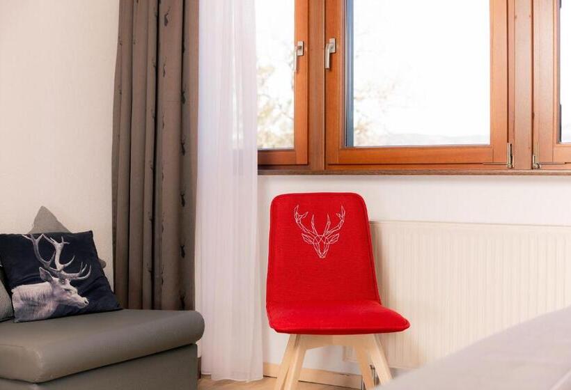 Apartamento 2 Quartos com Varanda, Genusshotel Hirschen   Erholung Im Grünen