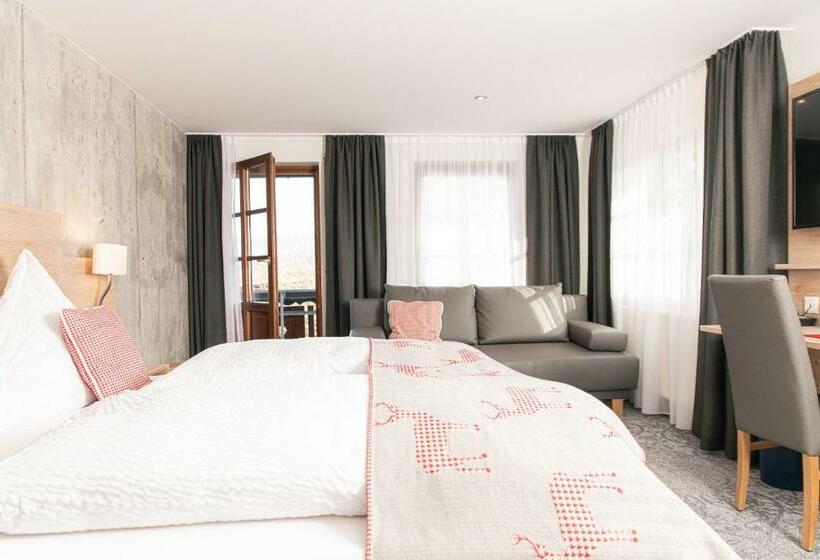 Quarto standart individual, Genusshotel Hirschen   Erholung Im Grünen