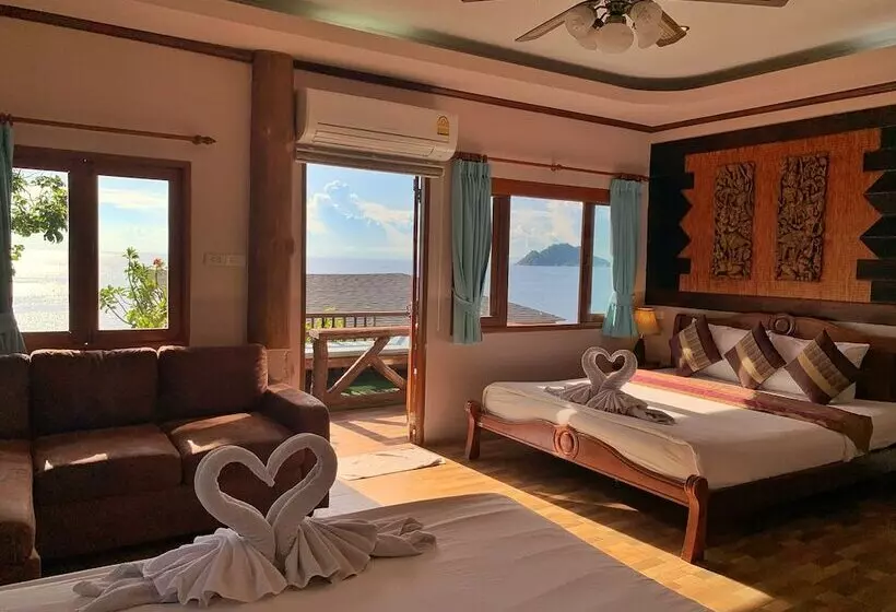 景色の見えるスタンダード４人部屋, Dd Hut Koh Tao
