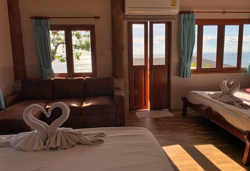 景色の見えるスタンダード4人部屋, Dd Hut Koh Tao