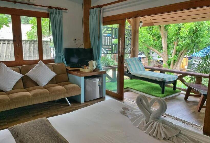 バルコニー付きスタンダードルーム, Dd Hut Koh Tao
