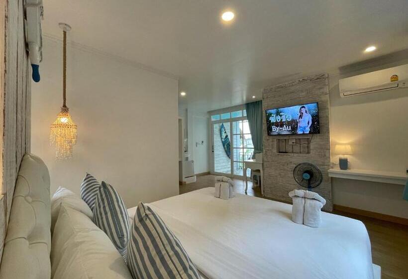 キングサイズベッドのスーペリアルーム, Dd Hut Koh Tao