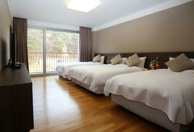 חדר דלוקס לשלושה, The Suites Hotel Namwon