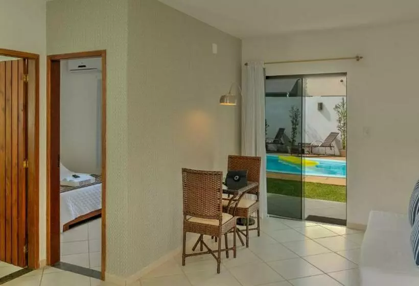 1 Schlafzimmer Apartment Poolblick, Pousada Lua E Mar