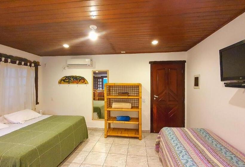 Трехместный Номер Стандарт с Балконом, Pousada Pura Vida Maresias