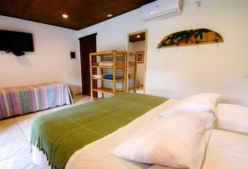 バルコニー付きスタンダードトリプルルーム, Pousada Pura Vida Maresias