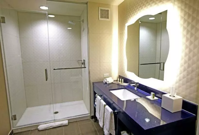 キングサイズベッドのデラックスルーム, Indigo Naperville Riverwalk, An Ihg