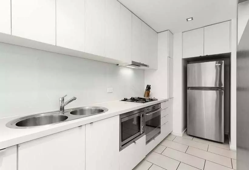 バルコニー付２ベッドルームアパートメント, Melbourne Holiday Apartments Flinders Wharf