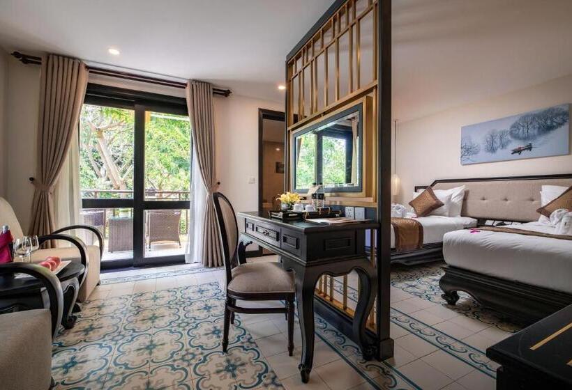 带花园景观和一个卧室的别墅, Silkotel Hoi An