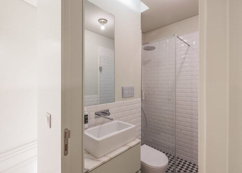 آپارتمان 1 خوابه با چشمانداز استخر, Aparthotel Oporto Alves Da Veiga