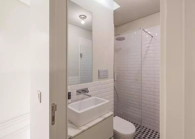 آپارتمان 1 خوابه با چشم‌انداز استخر, Aparthotel Oporto Alves Da Veiga