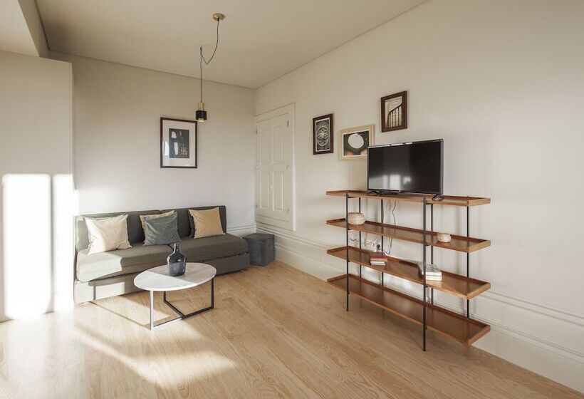 آپارتمان 1 خوابه با چشمانداز استخر, Aparthotel Oporto Alves Da Veiga