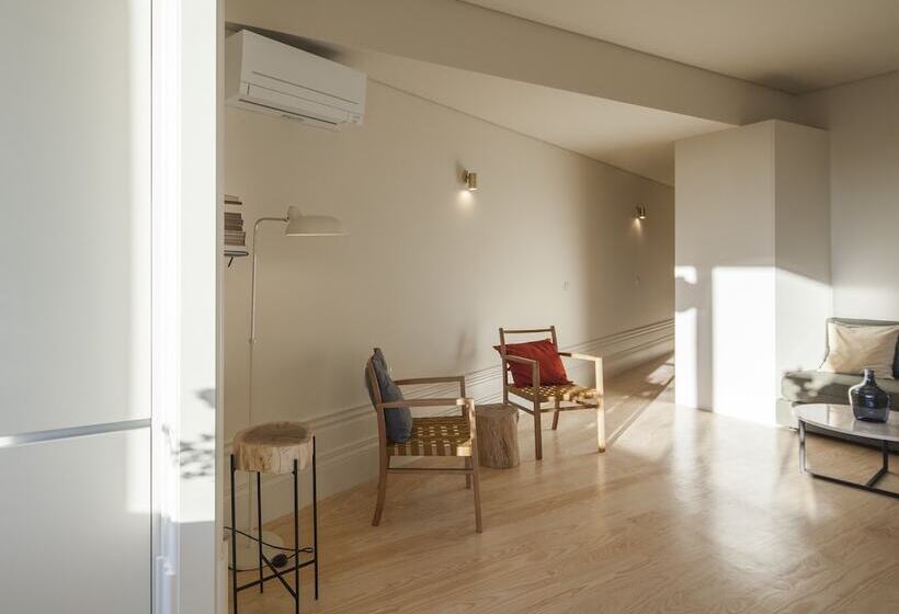 آپارتمان 1 خوابه با چشمانداز استخر, Aparthotel Oporto Alves Da Veiga