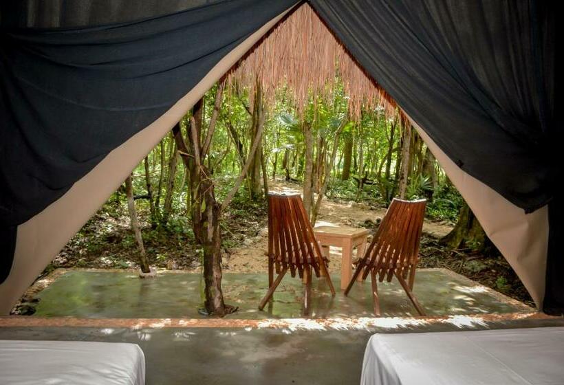 اتاق استاندارد با چشمانداز باغ, Akumal Natura Glamping