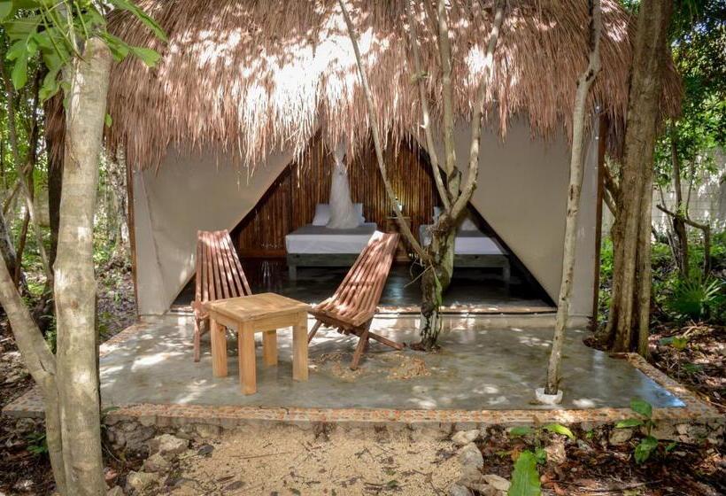 اتاق استاندارد با چشمانداز باغ, Akumal Natura Glamping