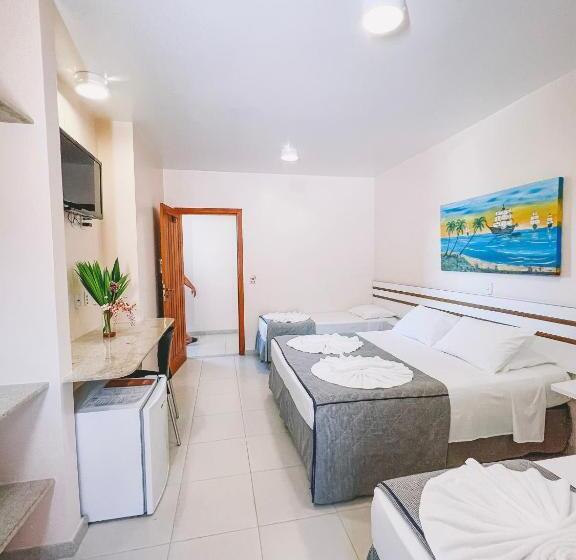 חדר דלוקס לארבעה, Porto Geraes Praia