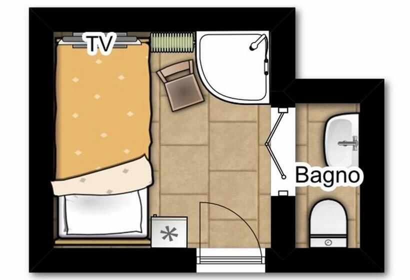 اتاق اکونومی یک تخته, Tipico Resort