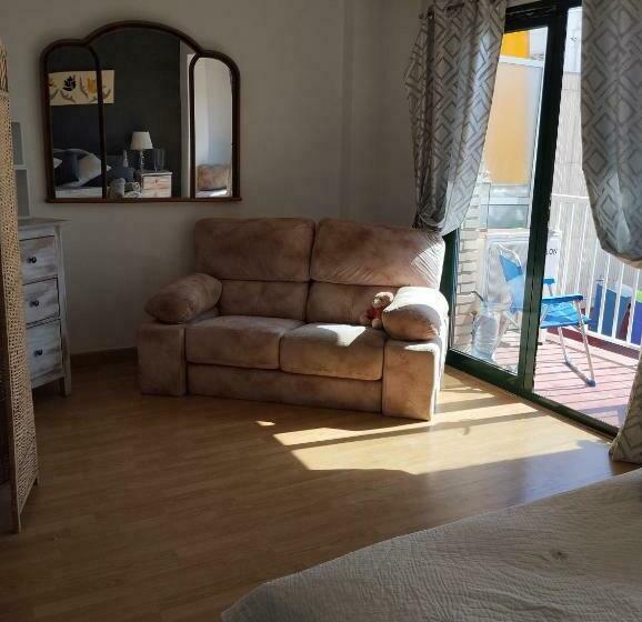 带大床的标准间, A Luxiourious Room In The Best Terraced Penthouse In Denia Building 3