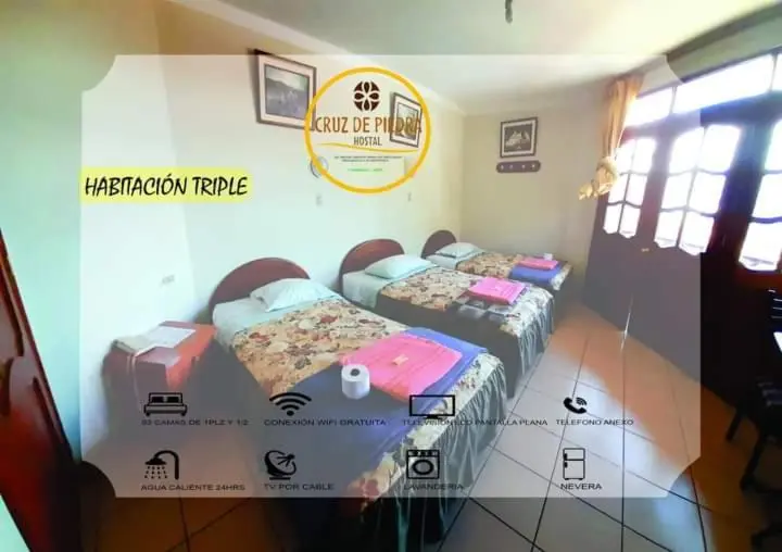 اتاق استاندارد سه نفره, Hostal Turismo Cruz De Piedra Eirl Cajamarca