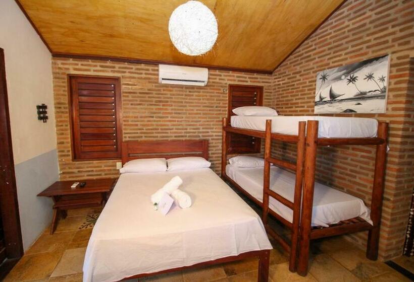 חדר סטנדרט לארבעה, Pousada Palm Beach Praia De Caetanos