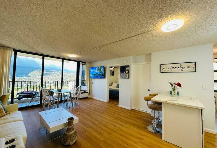 آپارتمان 1 خوابه با چشم‌انداز, Waikiki Banyan Pool Free Parking Free Wi Fi One Br