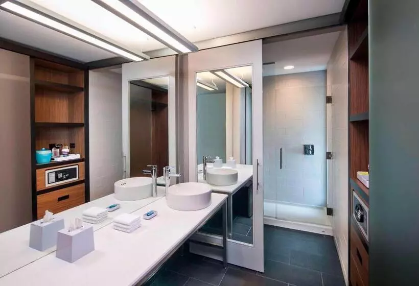 身障者適用キングサイズベッドルーム, Aloft Syracuse Inner Harbor