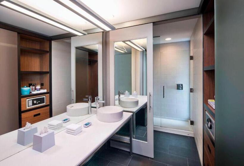 Номер Стандарт Кровать Кинг Адаптированный для Инвалидов, Aloft Syracuse Inner Harbor