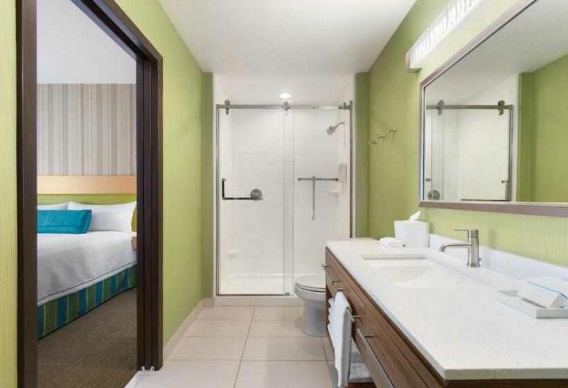 חדר סטנדרט, מיטת קינג, מותאם לאדם עם מוגבלויות, Home2 Suites By Hilton Houston Stafford