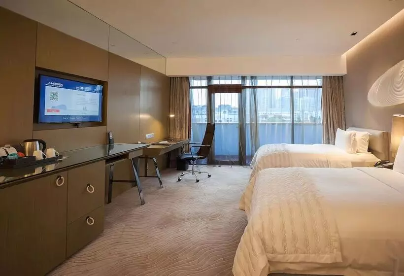２ダブルベッドのスタンダードルーム, Le Meridien Qingdao West Coast