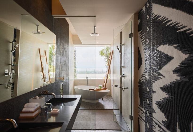 스탠다드 룸 더블 침대 바다 전망, Renaissance Bali Uluwatu Resort & Spa