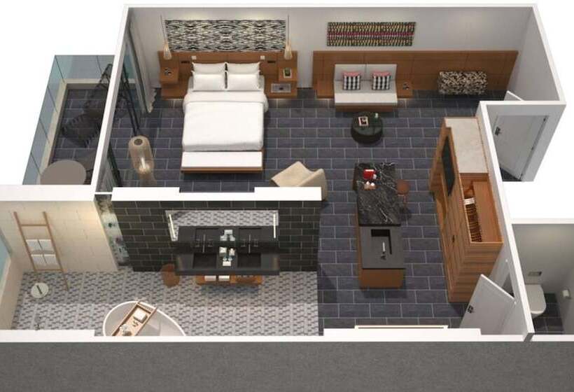 가든 전망 스위트, Renaissance Bali Uluwatu Resort & Spa