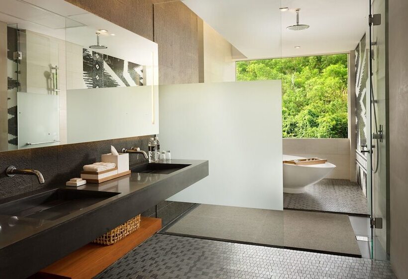 스탠다드 룸 더블 침대 바다 전망, Renaissance Bali Uluwatu Resort & Spa