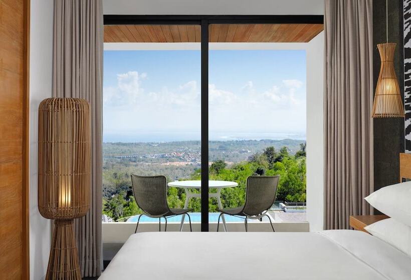 스탠다드 룸 더블 침대 바다 전망, Renaissance Bali Uluwatu Resort & Spa