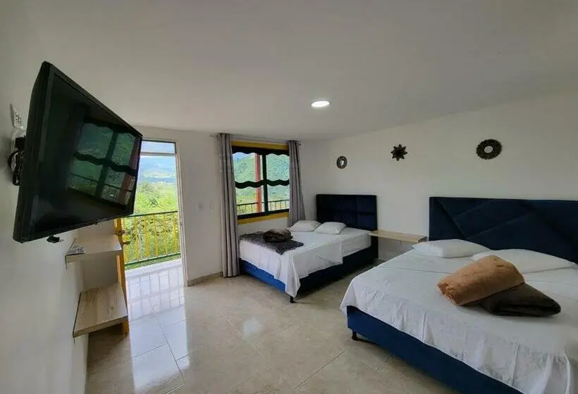 اتاق استاندارد چهار تخته, Casona Hotel La Divisa