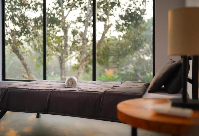 庭の見えるスタンダードトリプルルーム, Soultosoul Guesthouse