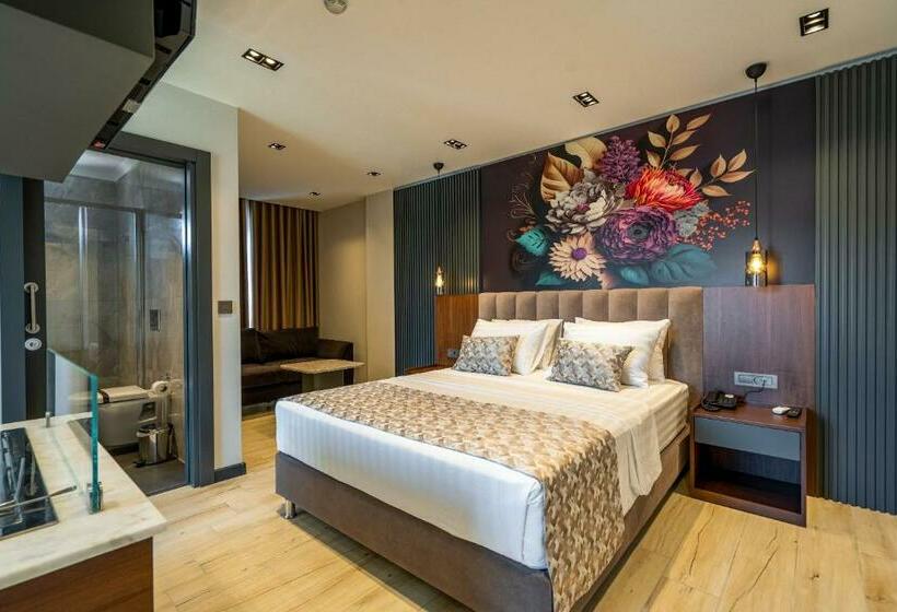 带阳台的豪华间, La Miel Suites