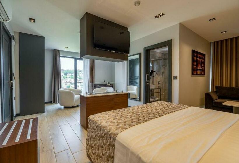 带阳台的豪华间, La Miel Suites